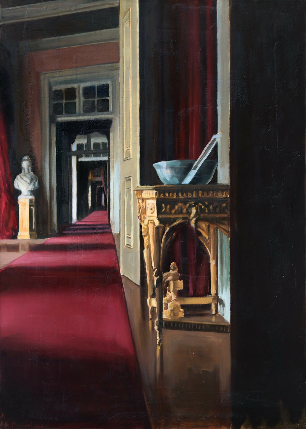 Branislav-Mihajlovic-Corredor-do-Palacio-II-oleo-sobre-papel-colado-sobre-tela-100-x-70-cm-s-mold