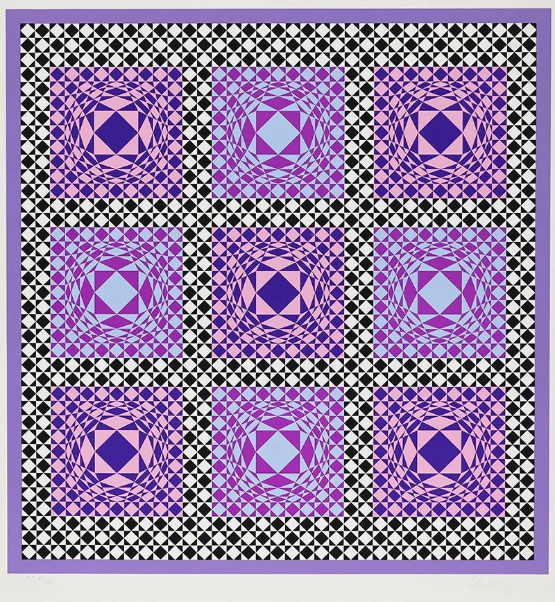 Victor-Vasarely-s-titilo-serigrafia-s-papel-E.A