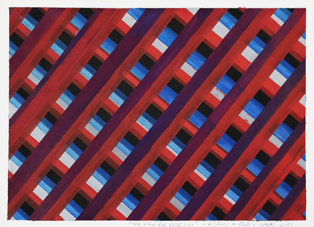 Elisio Canas - La visión de la libertad - Acrílico sobre tela - 30x40 cm - 2017