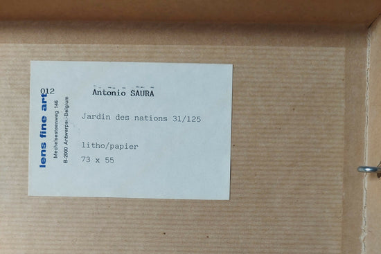
                  
                    Antonio Saura
                  
                