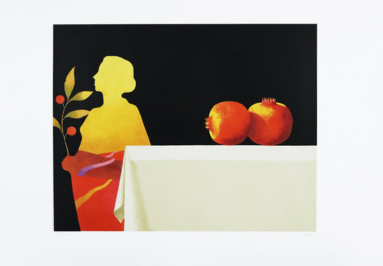 Alfredo-Luz-s-Titel-Siebdruck-s-Papier-34-100-Fleck-39x49-cm-Gesamt-50x72-cm