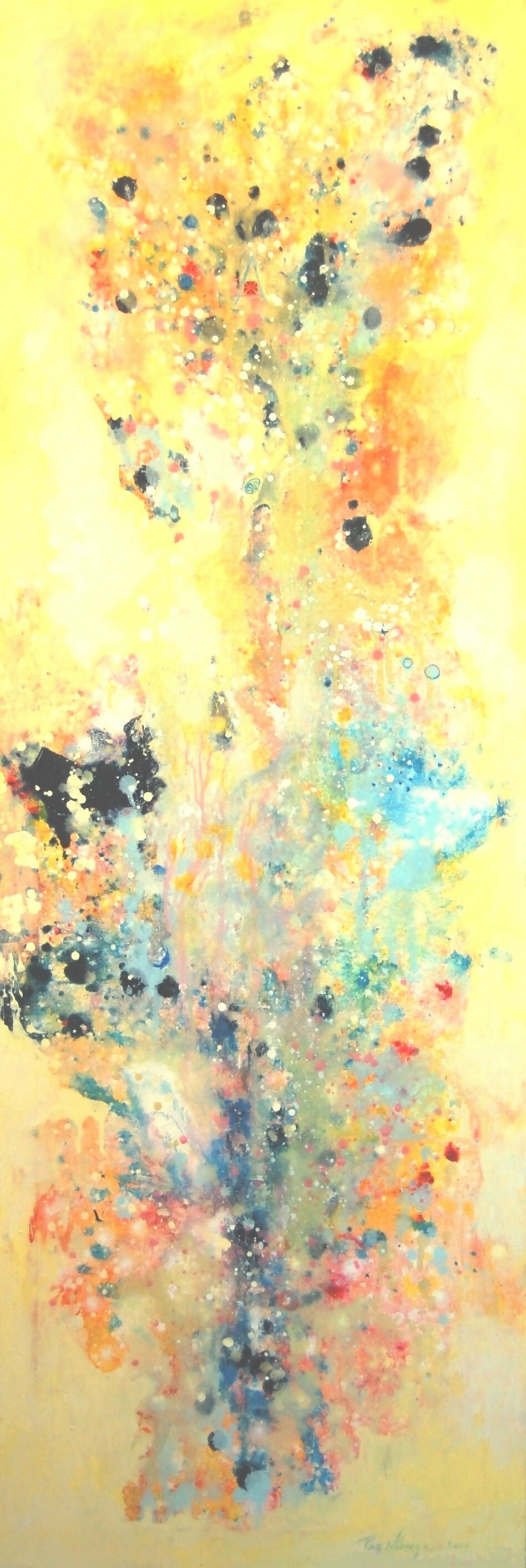 Paz Nóbrega - Chuva de pétalas, 2010 - Pintura