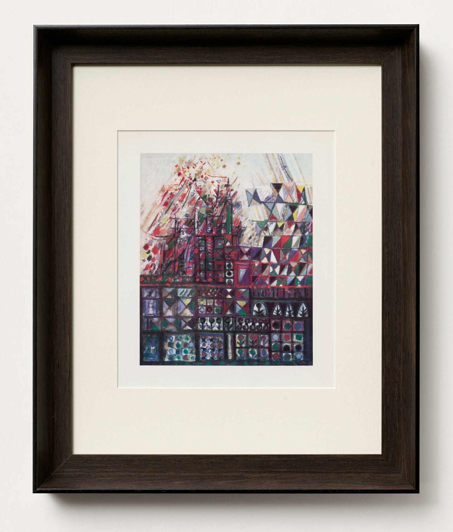 Manuel Cargaleiro - Strasbourg, 1977 - Litografia