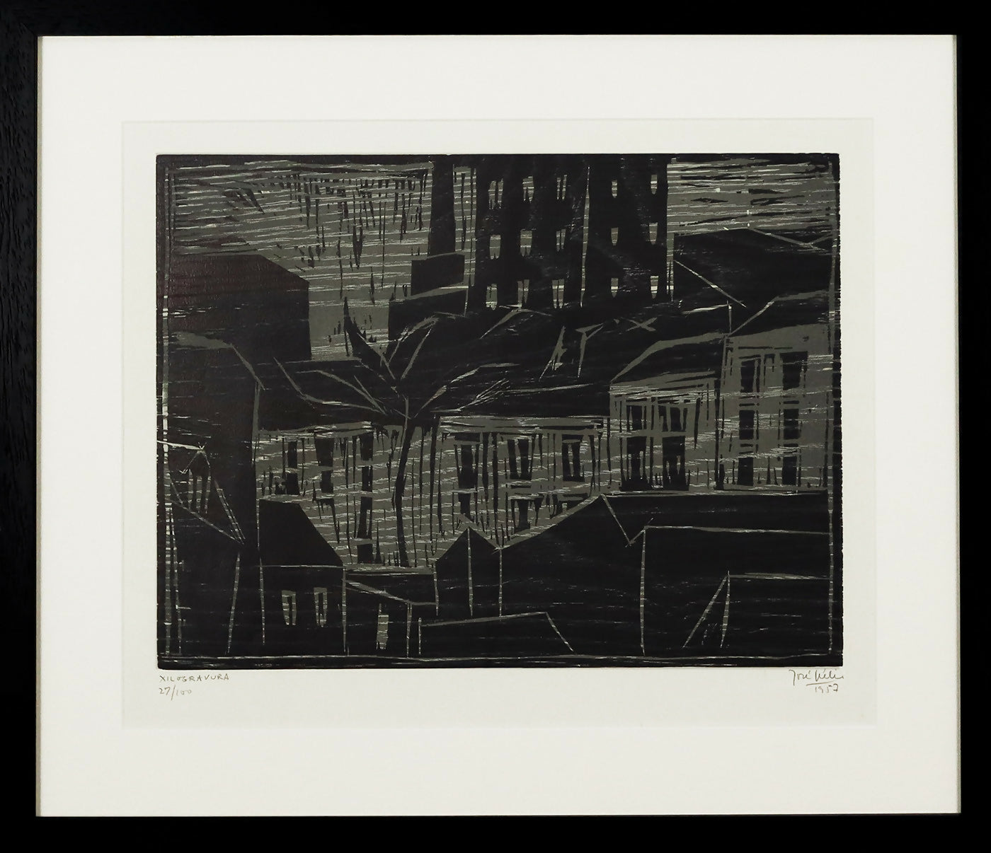 Jose-Julio-Andrade-dos-Santos-s-titulo-Xilogravuara-s-papel-no-27-100-40x50-cm-mold49x58-cm-1957