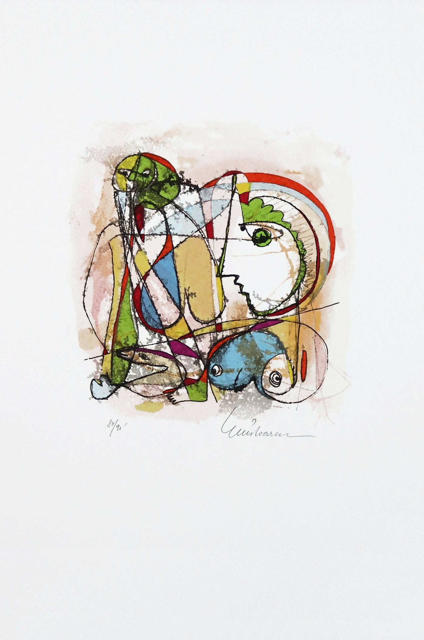 Luis-Soares-Espirito-e-Mulher-serigrafia-s-papel-no-80-95-mancha-27x24-cm-total-57x-37-cm