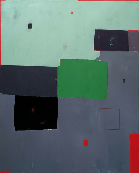 Winterkomposition (Acryldecke 100x80)