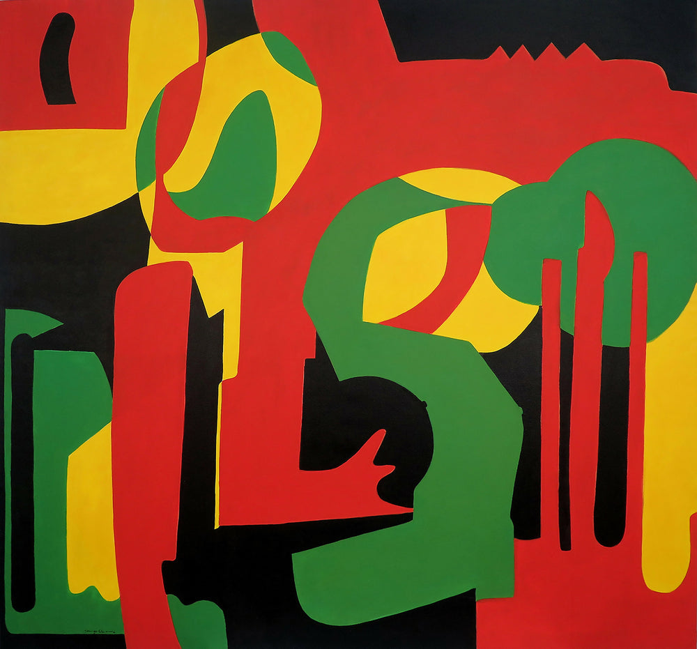 Jorge Vieira - Título - Acrílico sobre lienzo - 140 x 130 cm