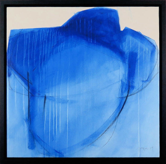 
                  
                    Fernando Gaspar.-Máquina flotante-42.-acrílico sobre lienzo.-dimensión total 65x65.-mancha-dimensión 60x60.-2019
                  
                