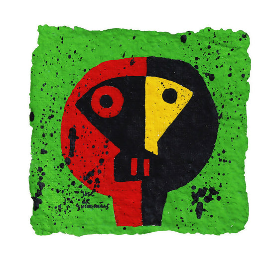 Jose-de-Guimaraes-s-titulo-guache-s-papel-artesanal-16x165-cm-verde