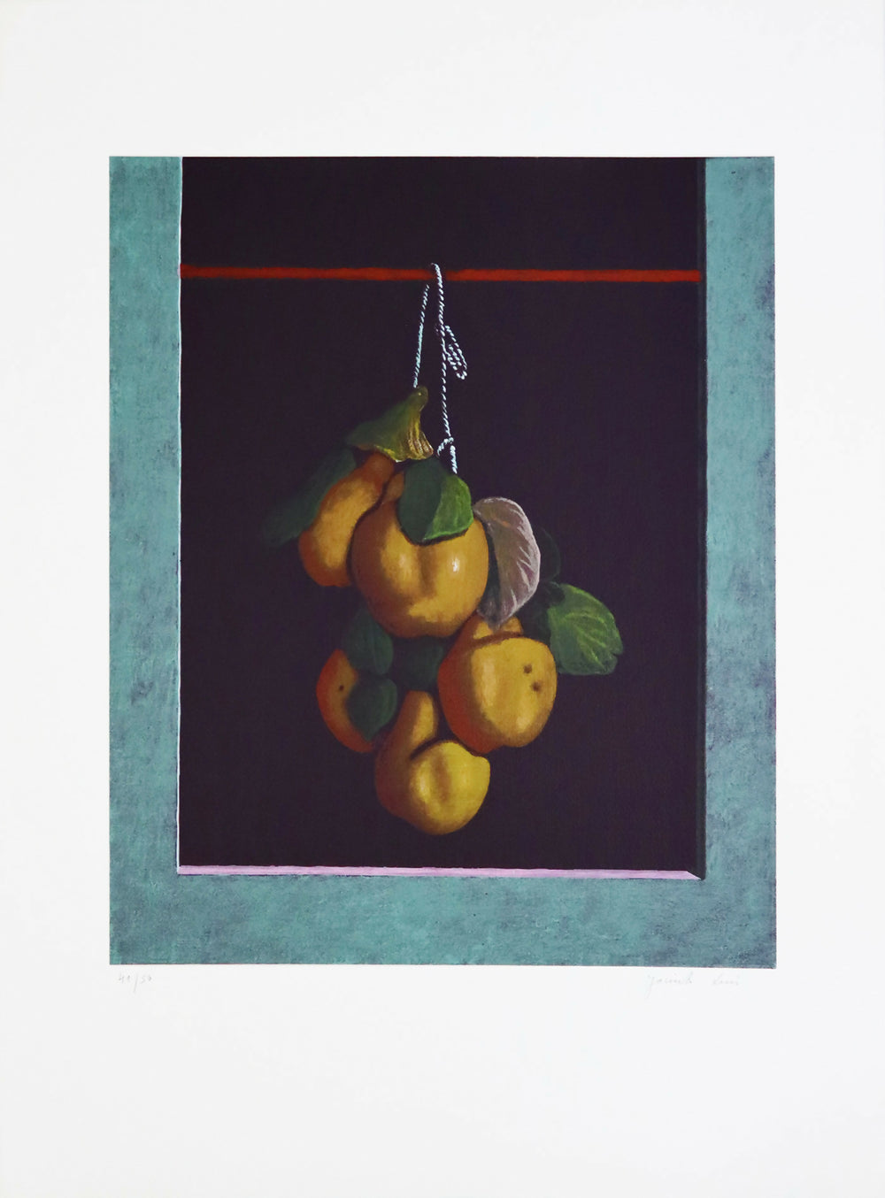 Jacinto Luis - Título - Serigrafía - Papel - 41x50 cm - Mancaha - 51x42 cm - Total - 755x56 cm