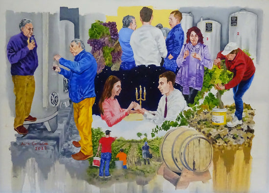 IN-VINO-VERITAS-Rui-Carreira-2022-Óleo-sobre-Lienzo-140x100x4-cm.