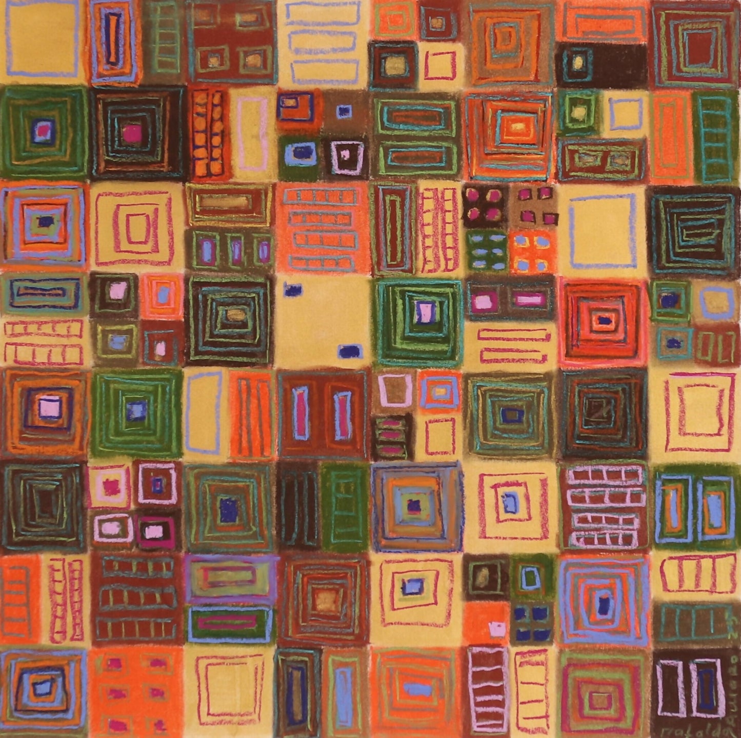 Mafalda Amaro - Estrutura XIII - Pintura