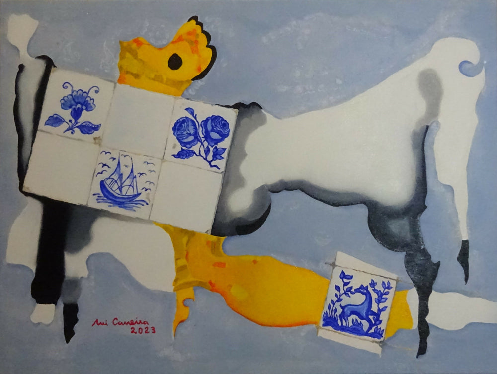 ALFAMA, Rui Carreira, 2023, Óleo sobre lienzo, 80X60X4 cm