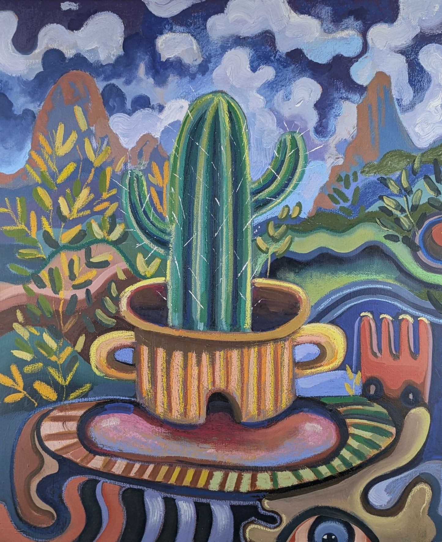 Antonio Gouveia - Cactus - Pintura