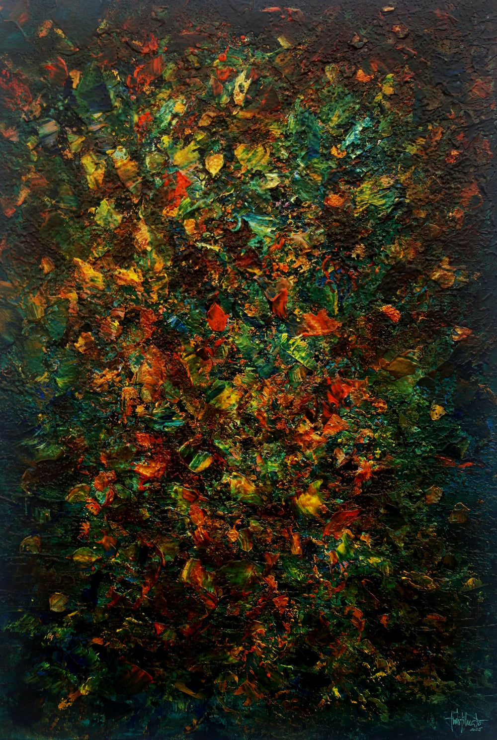 Habitat X Acrílico sobre tela (100x70x4cm) 2025