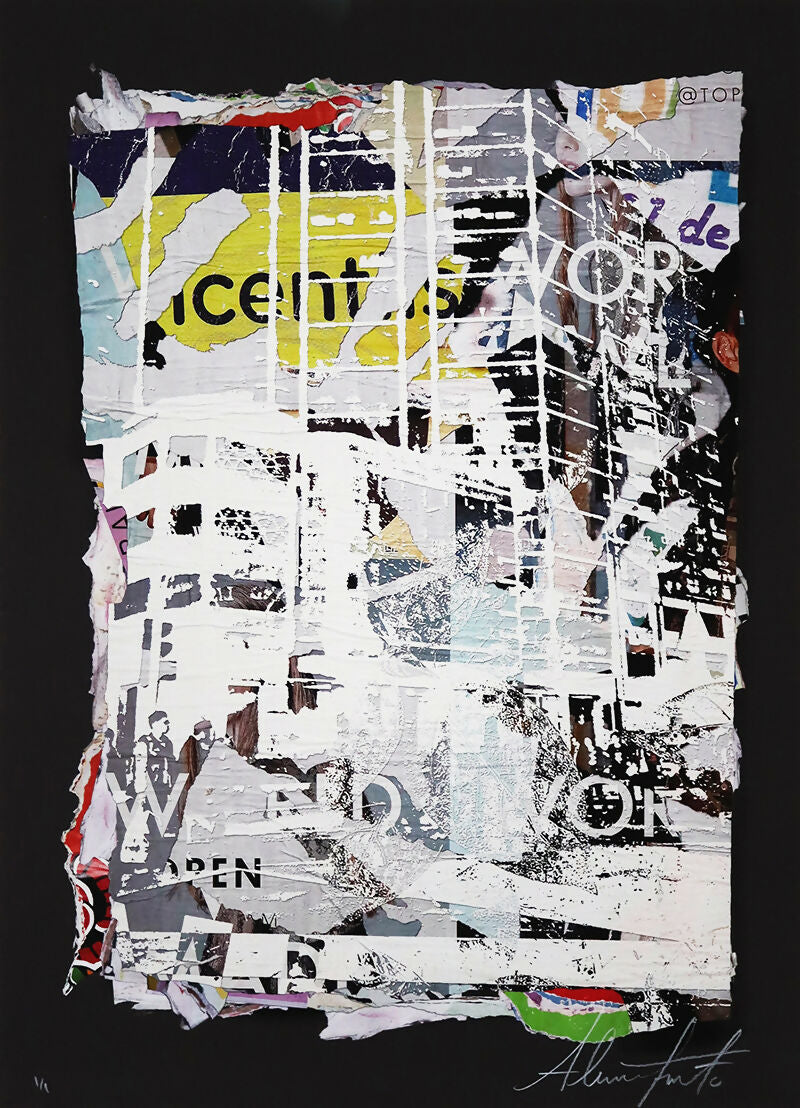 Vhils - Layers - Serigrafia