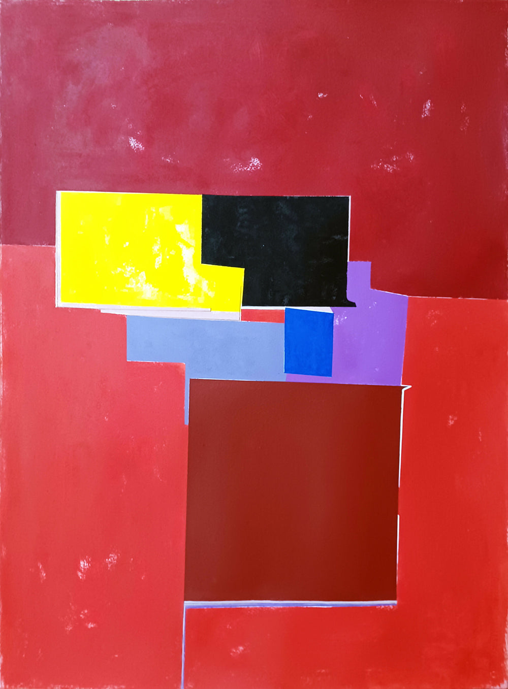 Red composition IV   (papel  76x56)
