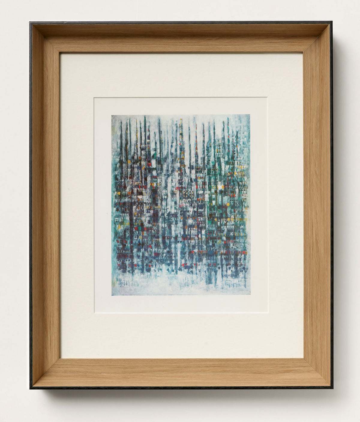 Manuel Cargaleiro - Viseu - Cântico da Primavera, 1981 - Litografia