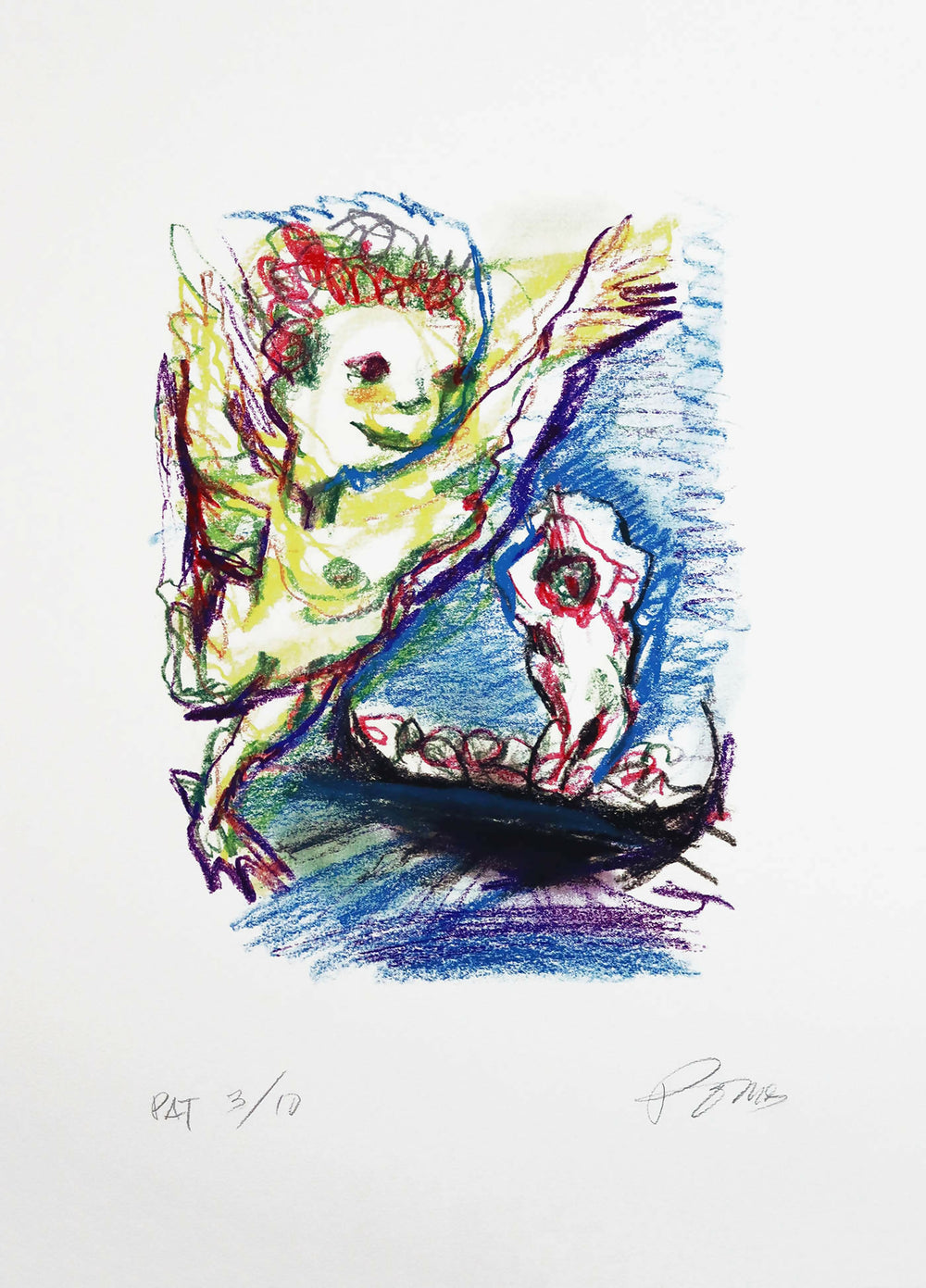 Julio-Pomar-Ulisses-e-Serireias-serigrafia-s-papel-3-10-mancha-42x30-cmtotal-70x50-cm