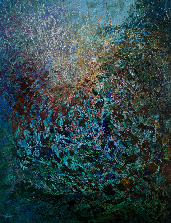 Habitat XI Acrílico sobre tela (100x80x4cm) 2025
