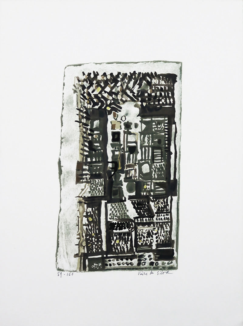 Vieira da Silva - Claustra - Serigrafia