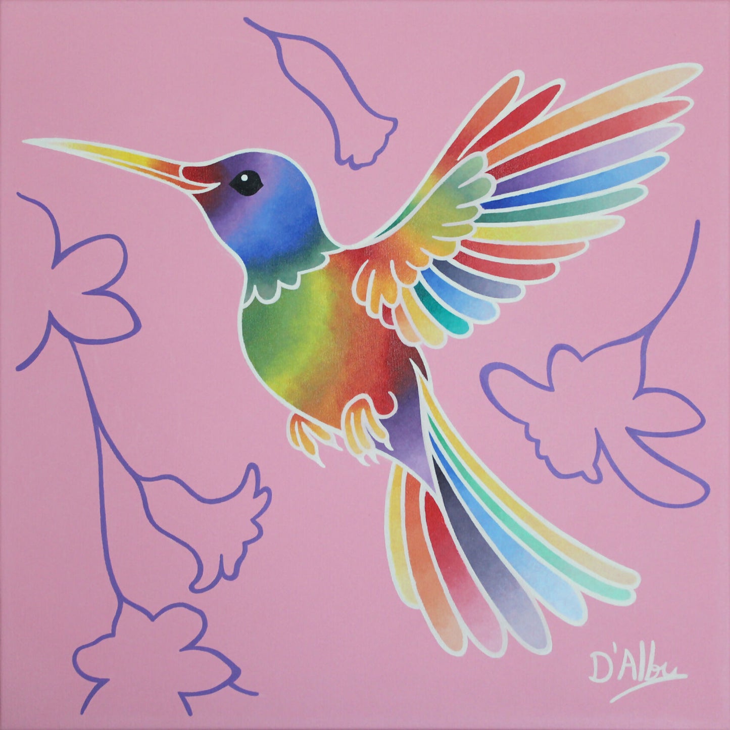 Quadro 57-50 x 50 cm-Acrílico sobre tela-2024