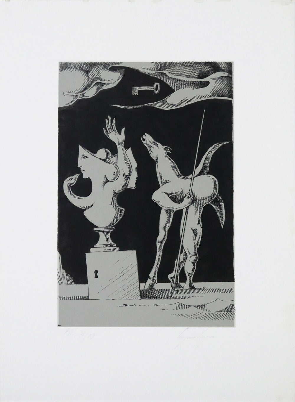 Cruzeiro-Seixas - serigrafía sobre papel - PA-VI-XX - mancha - 32x21 cm - total - 495x355 cm
