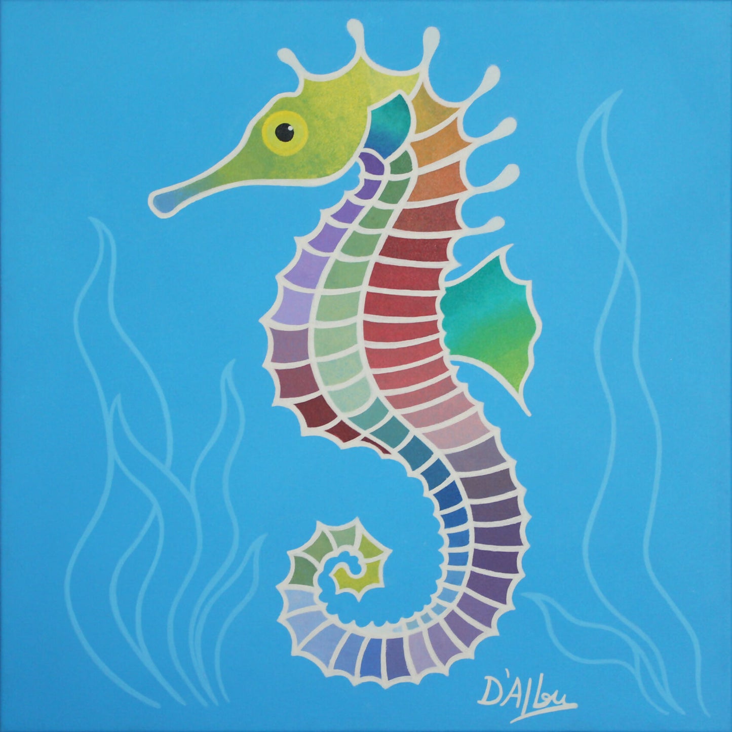 Quadro 55-50 x 50 cm-Acrílico sobre tela-2024