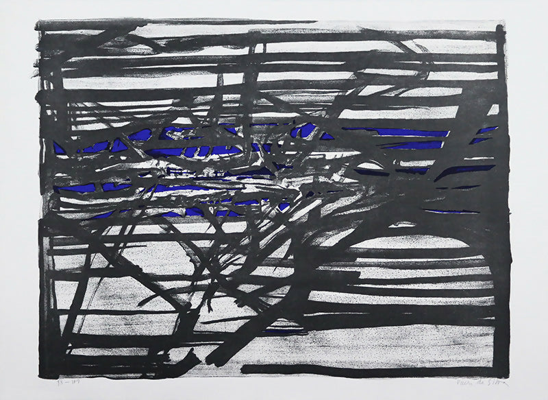 Vieira-da-Silva-Bleu-Blanche-Noir-Litografia-s-papel-no93-100-55x75-cm-1