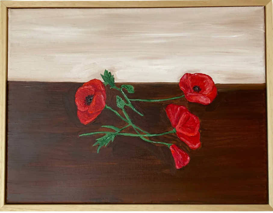 Papoilas colhidas Painting