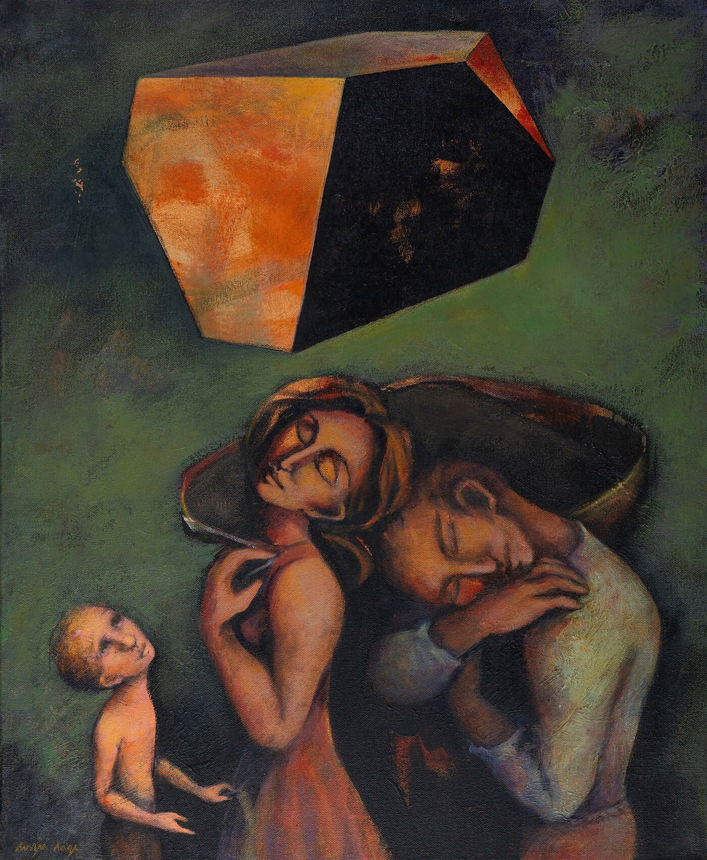 Melancolico-Poliedro-acrilico-sobre-tela-60-x-50-cm-2022