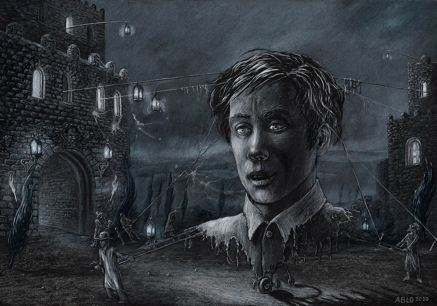 Axel-S-titulo-lapis-de-cor-sobre-papel-derwent-preto-250g-A3-600-