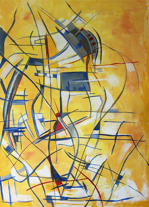 Olinda Mota, Debilidades, Acrílico sobre lienzo de lino, 70 x 50 cm