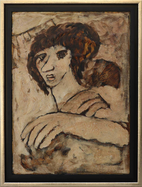 
                  
                    Título de Mario Silva, acrílico, madera, 70 x 50 cm, molde, 80 x 60 cm, 1990
                  
                