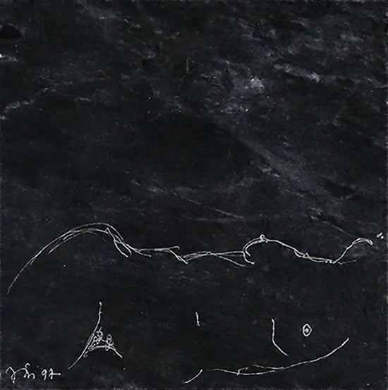 Joao-Cutileiro-s-titulo-desenho-inciso-sobre-placa-de-marmore-Ruivina-20x20-cm-1992-1