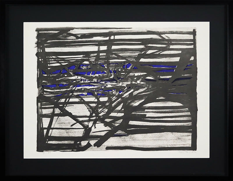 Vieira-da-Silva-Bleu-Blanche-Noir-litografia