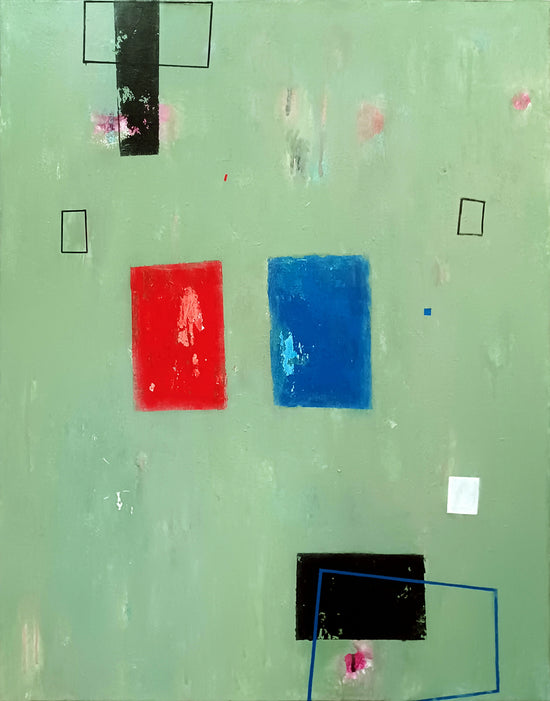 Frühlingsblitze (Acryldecke 93x73)