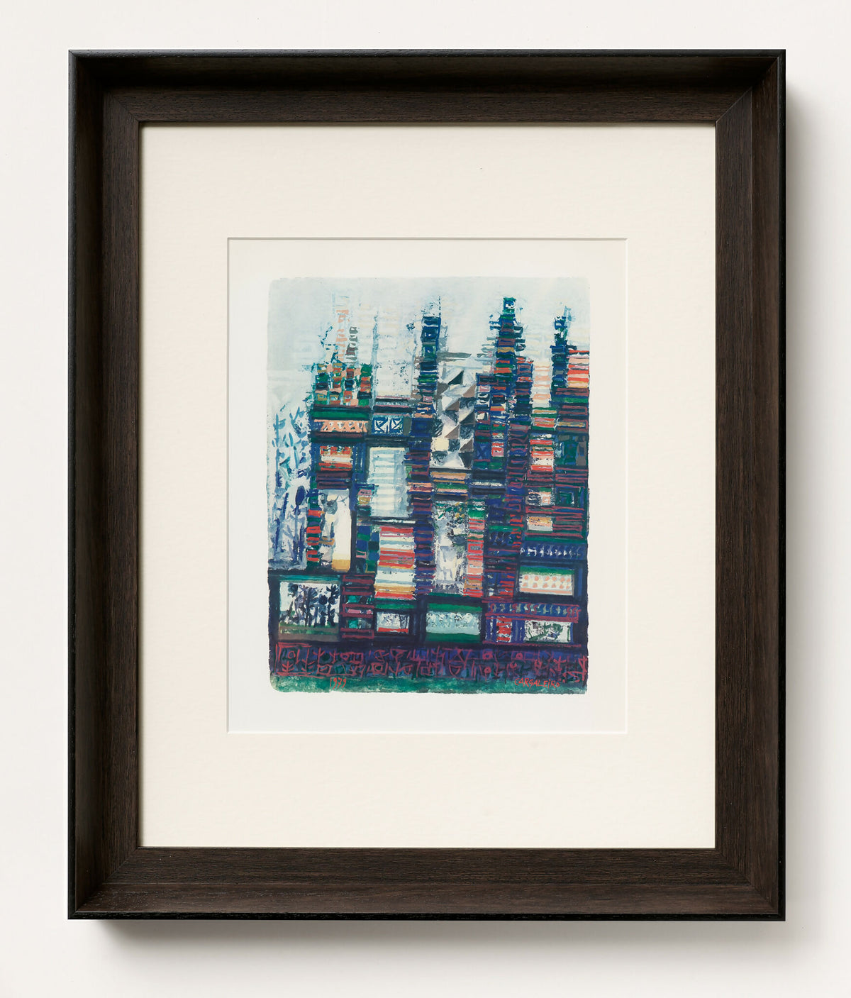 Manuel Cargaleiro - Zug, 1978 - Litografia