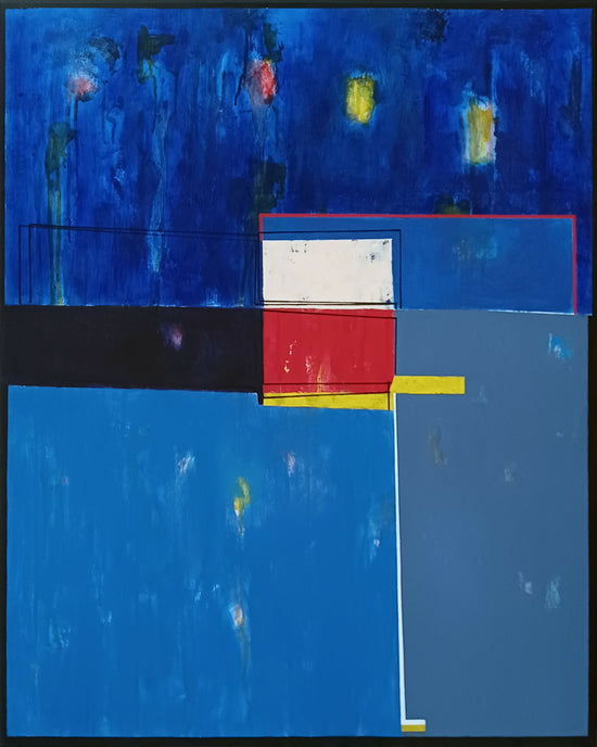 Sky and sea (lienzo acrílico 100x80)