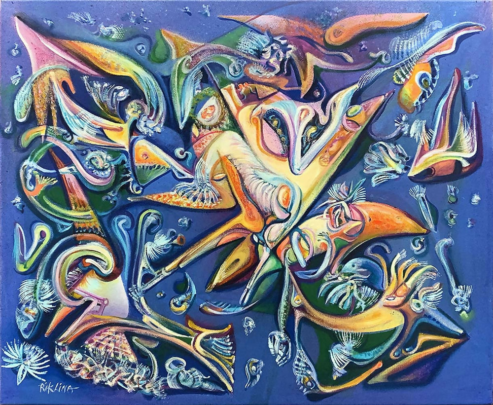 Rik-Lina-Plancton-Mariposa-Óleo sobre lienzo-60x73cm-2023-70000