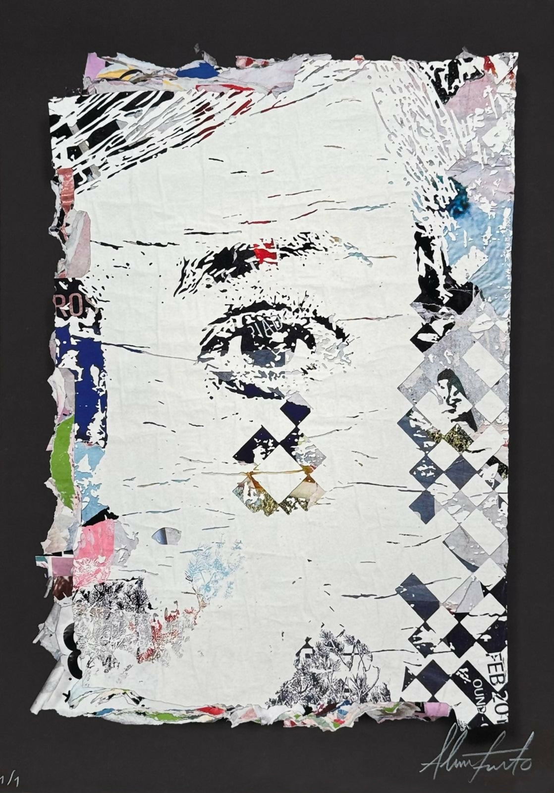 Vhils - Layers - Serigrafia