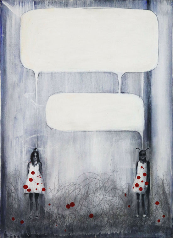Anna-Stankiewiez-Wordless-communication-Acrilico-s-tela-70x50-cm-2011