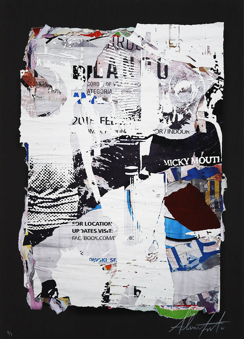 Vhils - Layers - Serigrafia