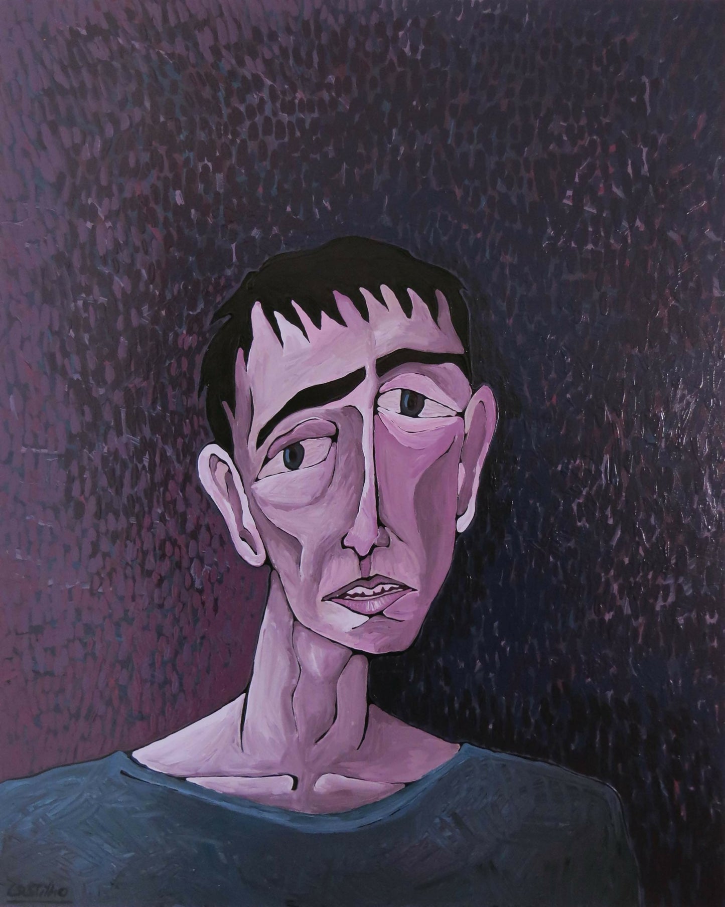 Hugo Castilho - Homem sem rumo - Pintura