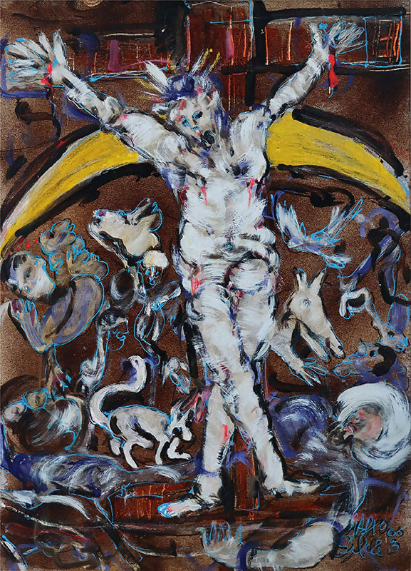 Título de Mario Silva, tela acrílica, 70 x 50 cm, 2003